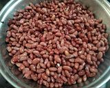 A picture of step 1 of Rajma.