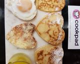 A picture of step 4 of Valentines Breakfast 💚💜.