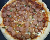 Foto langkah ke 13 dari resep Pizza Sosis Teflon.