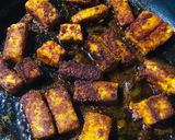 A picture of step 5 of Fried Spiced Paneer Biryani.