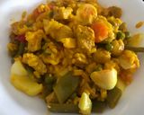 Foto del paso 10 de la receta: Paella melosa de pollo y verduras