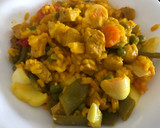 Foto del paso 10 de la receta: Paella melosa de pollo y verduras