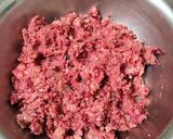 A picture of step 4 of Beetroot Tikki.