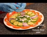 A picture of step 5 of 🍅🌹Carving a Tomato Rose🌹🍅.