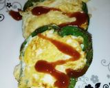 A picture of step 3 of Fried Eggs in Bell Pepper Mould.