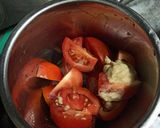 A picture of step 3 of Lobia Daal.