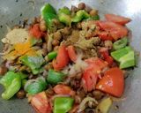 A picture of step 2 of Paneer Veggies Dry Curry.