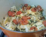A picture of step 8 of Chicken with a Mexican-inspired salsa.