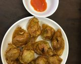 Hình bước làm 5 của món Hoành thánh gà
