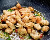 Foto langkah ke 7 dari resep Ayam tepung saus tiram.