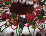 Foto del paso 6 de la receta: Cake navideño con frutos secos 🎄😋