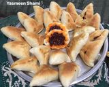صورة لخطوة 6 من وصفة معجنات ياسمينة المنوعة بسبانخ وبطاطا وفليفلة وزعتر 😍😋