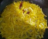 A picture of step 4 of Laal Saag Bhaji.