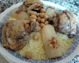 A picture of step 5 of Algerian White Sauce Couscous.