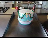 Foto del paso 5 de la receta: Pastel de fondant diseño navideño