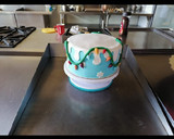 Foto del paso 5 de la receta: Pastel de fondant diseño navideño