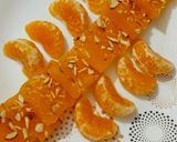 A picture of step 8 of Orange Halwa Barfi.