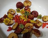 Hình bước làm 1 của món Trà chiều