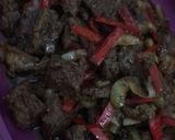 Foto langkah ke 5 dari resep Sapi Lada Hitam.