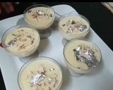 A picture of step 4 of Rice flour firni.