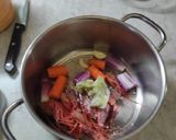 A picture of step 1 of Busiate with Seafood.