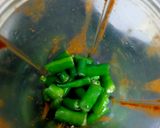 A picture of step 1 of Undhiyu.
