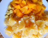 A picture of step 1 of Mango juice II.