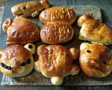 Variety of Cute Animals Fresh Bread-多種可愛動物青蛙,烏龜,豬豬,鯨魚,刺蝟,綿羊照型麵包❤!!!食譜步驟44照片