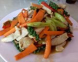 รูปขั้นตอนการทำที่ 8 ของ ไก่ผัดพริกอ่อน