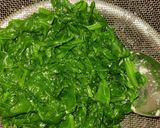 A picture of step 2 of Palak panner kofta.