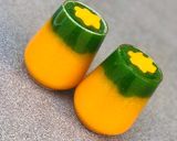 A picture of step 9 of Pawpaw smoothie.