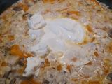 Creamy Risotto with Pumpkin, Mushroom and Gorgonzola Cheese
