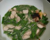 Foto langkah ke 2 dari resep Cah Kacang Panjang Ayam Telur Kecap Simpel.