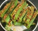 भरवा तवा भिंडी (Bharwan tava bhindi recipe in hindi) रेसिपी चरण 4 फोटो