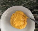 A picture of step 4 of Kesar mango peda.