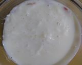 A picture of step 3 of Strawberries Milk Pudding.