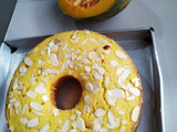 Bolu labu kuning lembut no seret