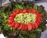Une image de l'étape 7 de Salade de laitue rougette aux tomates,courgette râpée et orange.