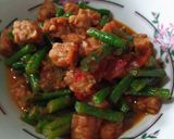 Foto langkah ke 1 dari resep Tumis kacang panjang + tempe.