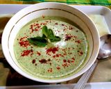 A picture of step 3 of Mint Coriander Raita.