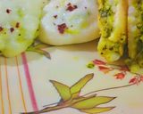A picture of step 6 of Rava Yogurt Stuffed Idli.