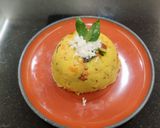 A picture of step 8 of Breakfast Upma.