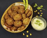 A picture of step 4 of Jowar corn vada.