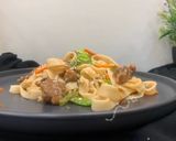 A picture of step 6 of Crispy Beef Chilli Noodles🔥.