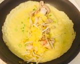 Hình bước làm 1 của món Bánh xèo