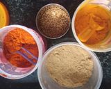 A picture of step 1 of Fish curry.