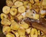 A picture of step 3 of Plantains in coconut milk.