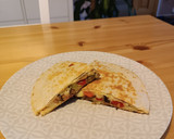 Foto del paso 4 de la receta: Piadinas con bacon, champiñones, verduras y queso