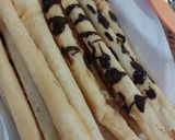 Foto langkah ke 6 dari resep Lumpia keju saus coklat.