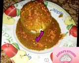 A picture of step 6 of Tuwon masara da miyar kuka.